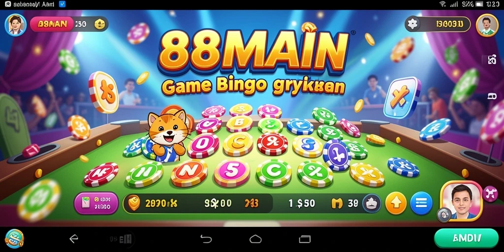 Tangkapan layar gameplay seru dari permainan Bingo di 88MAIN.