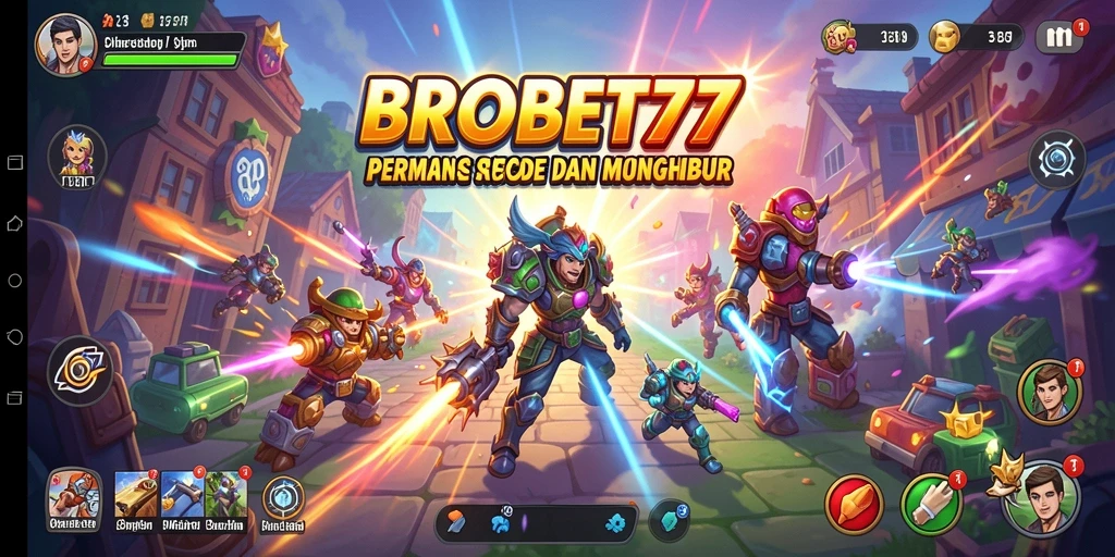 Screenshot gameplay BROBET77 menampilkan aksi seru dan tantangan menarik.