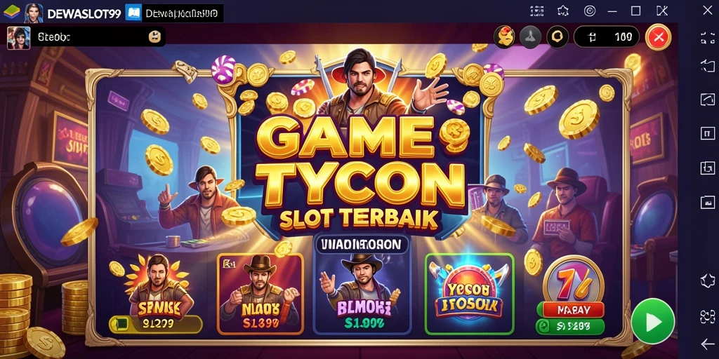Tampilan menarik dari gameplay DEWASLOT99 yang penuh strategi Tycoon.