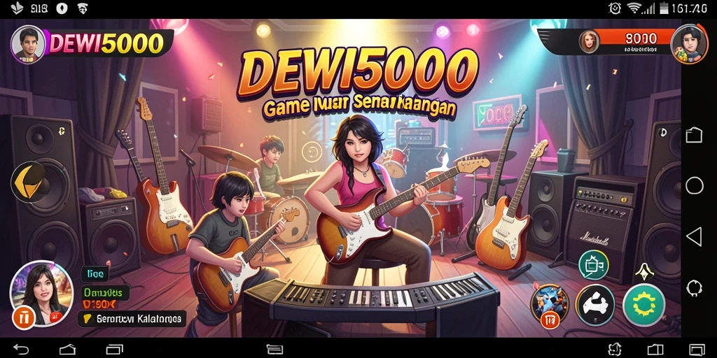 Tampilan gameplay DEWI5000 yang mengasyikkan dan interaktif.
