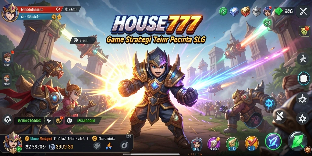 Tampilan gameplay menarik dari HOUSE777 dengan elemen strategi.