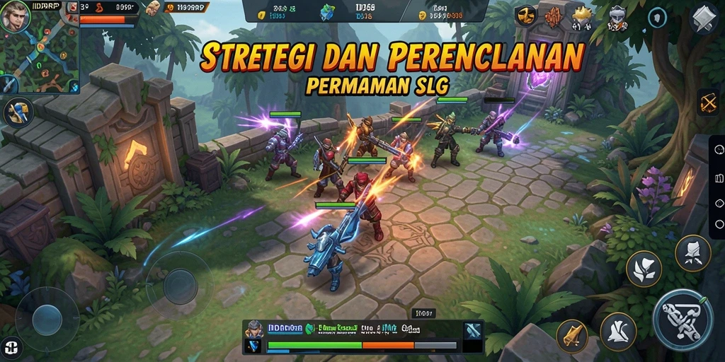Tampilan menarik dari gameplay strategi di IDRRP.