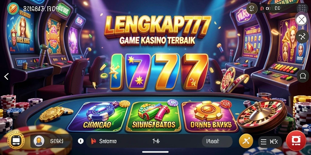 Tampilan gameplay seru dan menegangkan pada LENGKAP777.