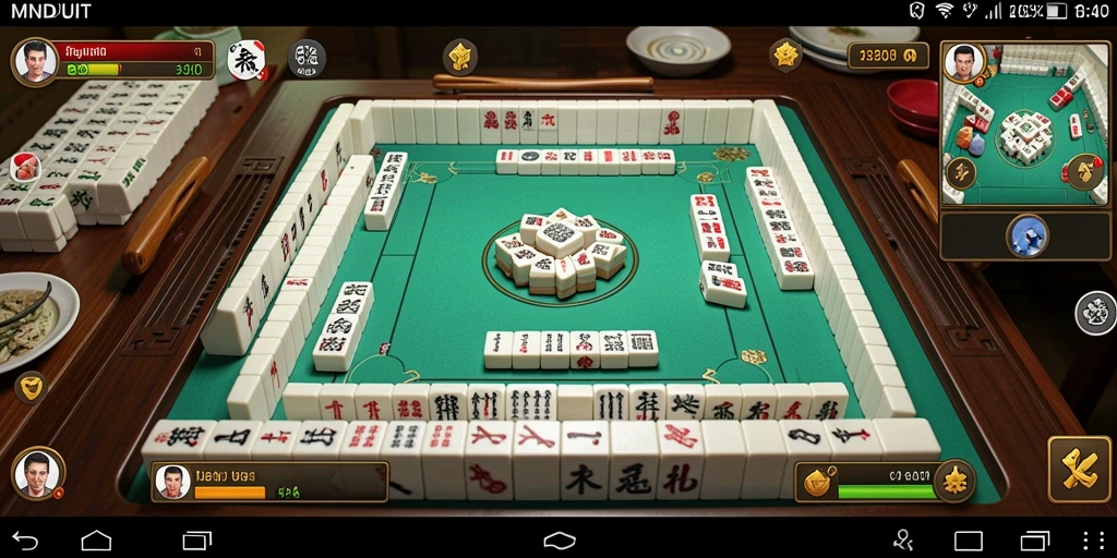 Screenshot MNDUIT menampilkan gameplay Mahjong yang menarik dan penuh warna.