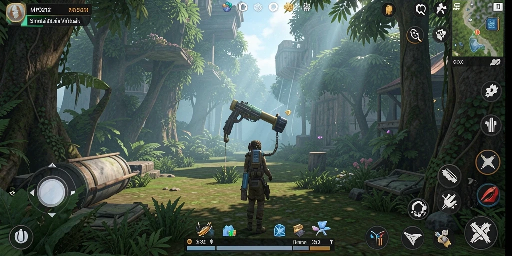 Tampilan gameplay MPO2121 yang menarik dalam simulasi dunia virtual.