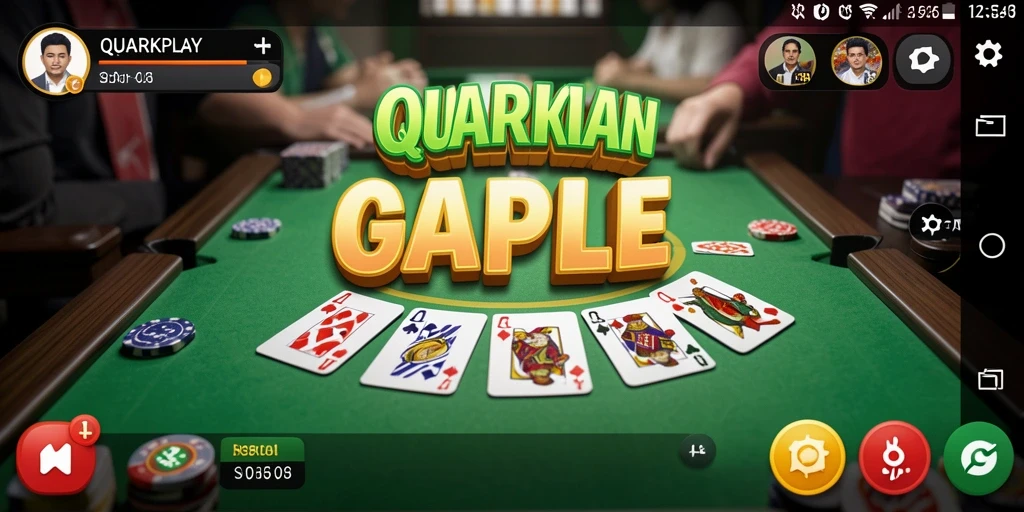 Tampilan gameplay Gaple yang menarik dan penuh warna.