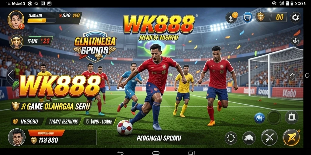 Tampilan menarik dari gameplay WK888 yang penuh aksi olahraga.